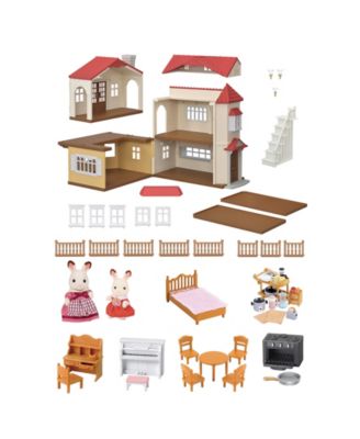 calico critters red roof country home set