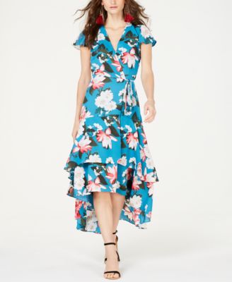 macys blue floral dress