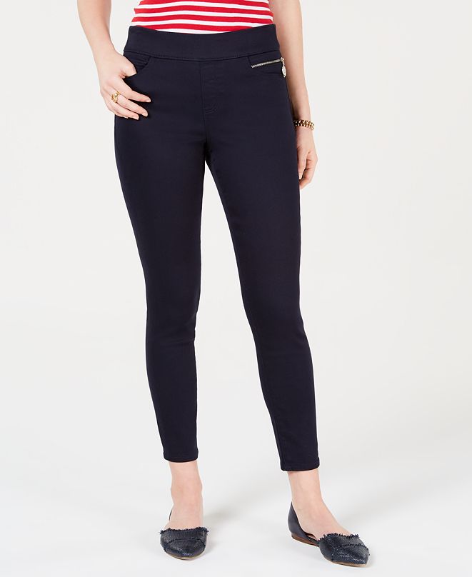 Tommy Hilfiger Sateen TH Flex Skinny Ankle Pants & Reviews - Pants ...