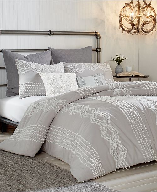 Peri Home Cut Geo Cotton King Duvet Cover Reviews Duvet Covers Bed Bath Macy S