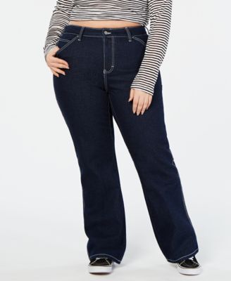 plus size cotton jeans