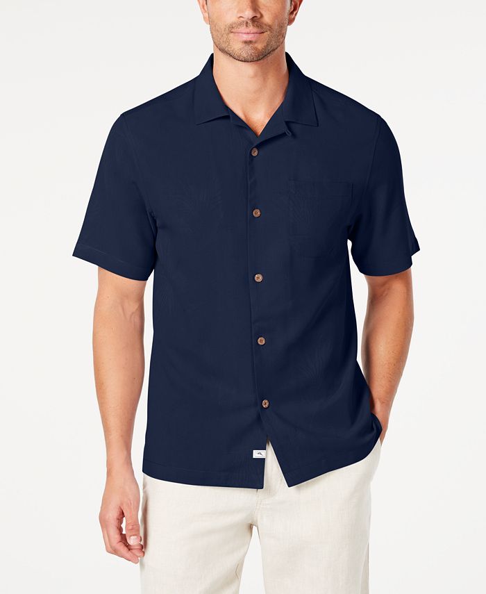 Tommy Bahama Men S Weekend Tropics Silk Shirt Created For Macy S Reviews Casual Button Down Shirts Men Macy S
