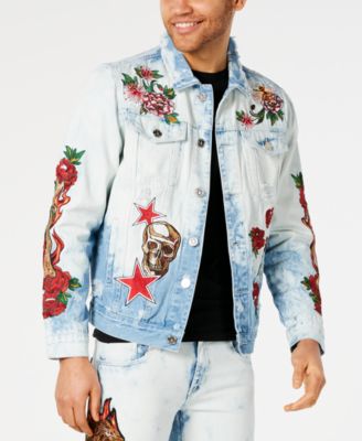 macys mens jean jacket