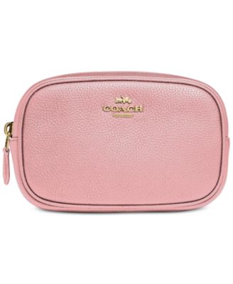 coach polished pebble belt bolsa