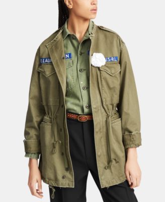 ralph lauren army jacket womens