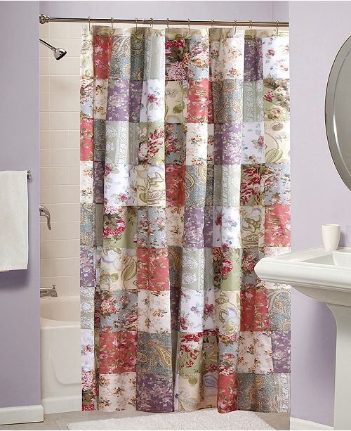 Greenland Home Fashions Blooming Prairie Bath Shower Curtain Reviews Shower Curtains Bed Bath Macy S