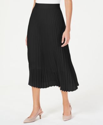 macy's black maxi skirt