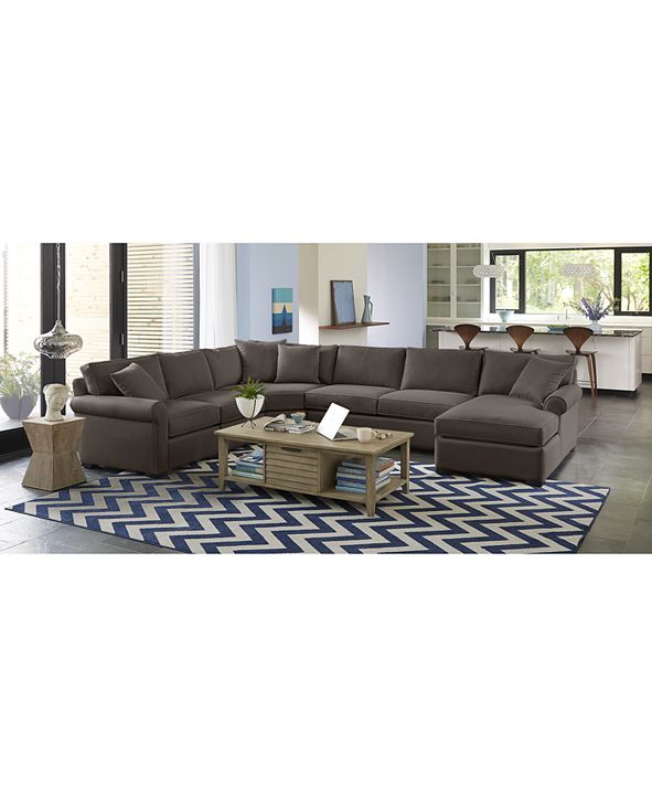Furniture Astra Fabric Sectional Collection Created for 