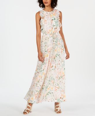 macy's calvin klein maxi dresses