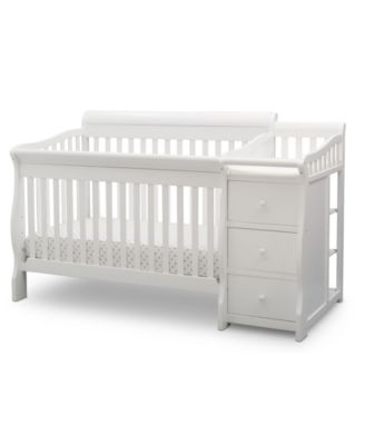 delta mason crib and changer