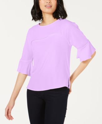 macy's purple blouses