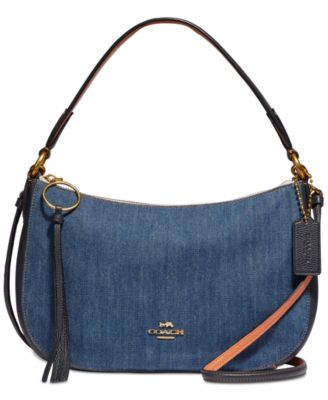 coach denim handbags 