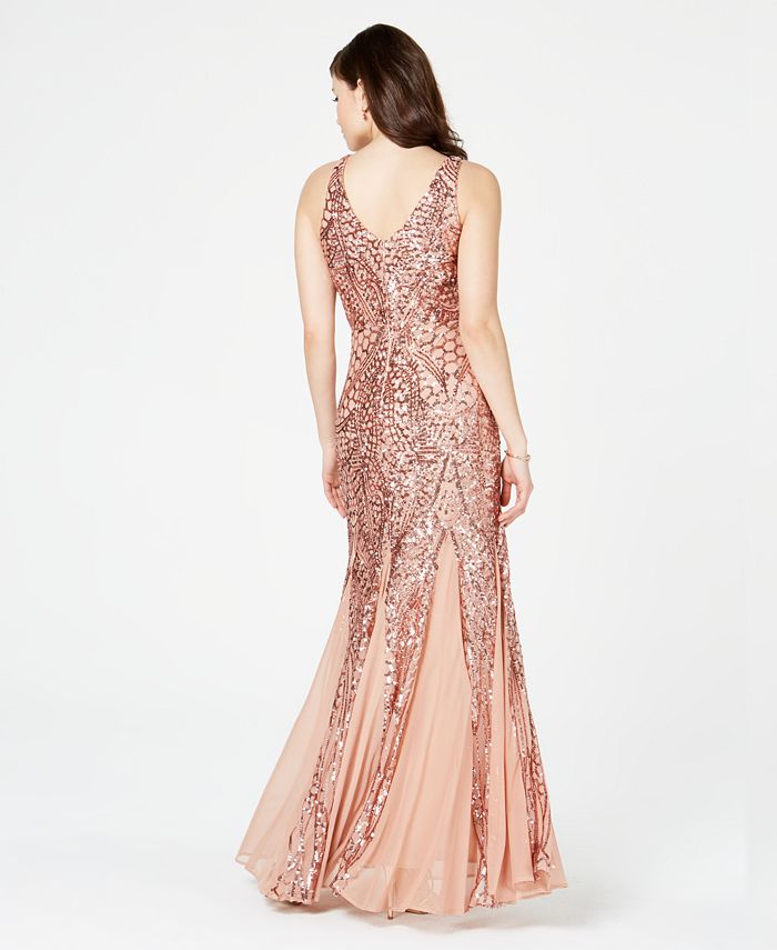 nightway sequin gown