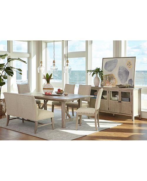 Furniture Parker Expandable Dining Furniture Collection Created For Macy S Reviews Furniture Macy S
