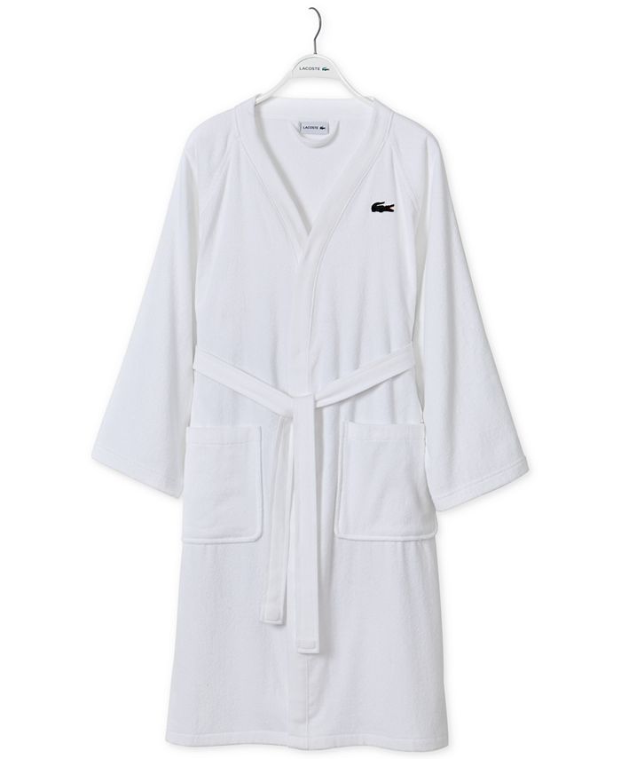 Lacoste Home Pique Bath Robe & Reviews Macy's