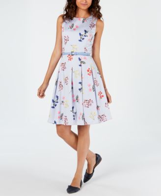 macy's tommy hilfiger floral dress