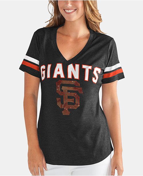 G Iii Sports Women S San Francisco Giants Rounding The Bases T Shirt Reviews Sports Fan Shop By Lids Women Macy S