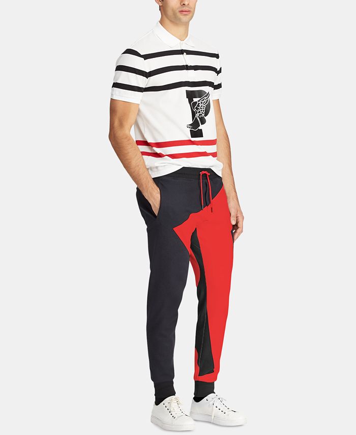 double knit polo joggers