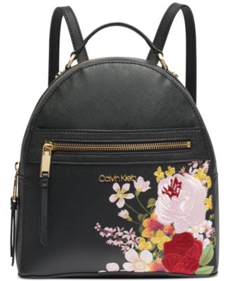 calvin klein floral luggage