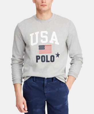 polo crewneck sweatshirt mens