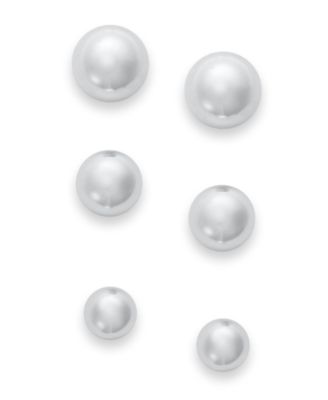 sterling silver earrings set of 3