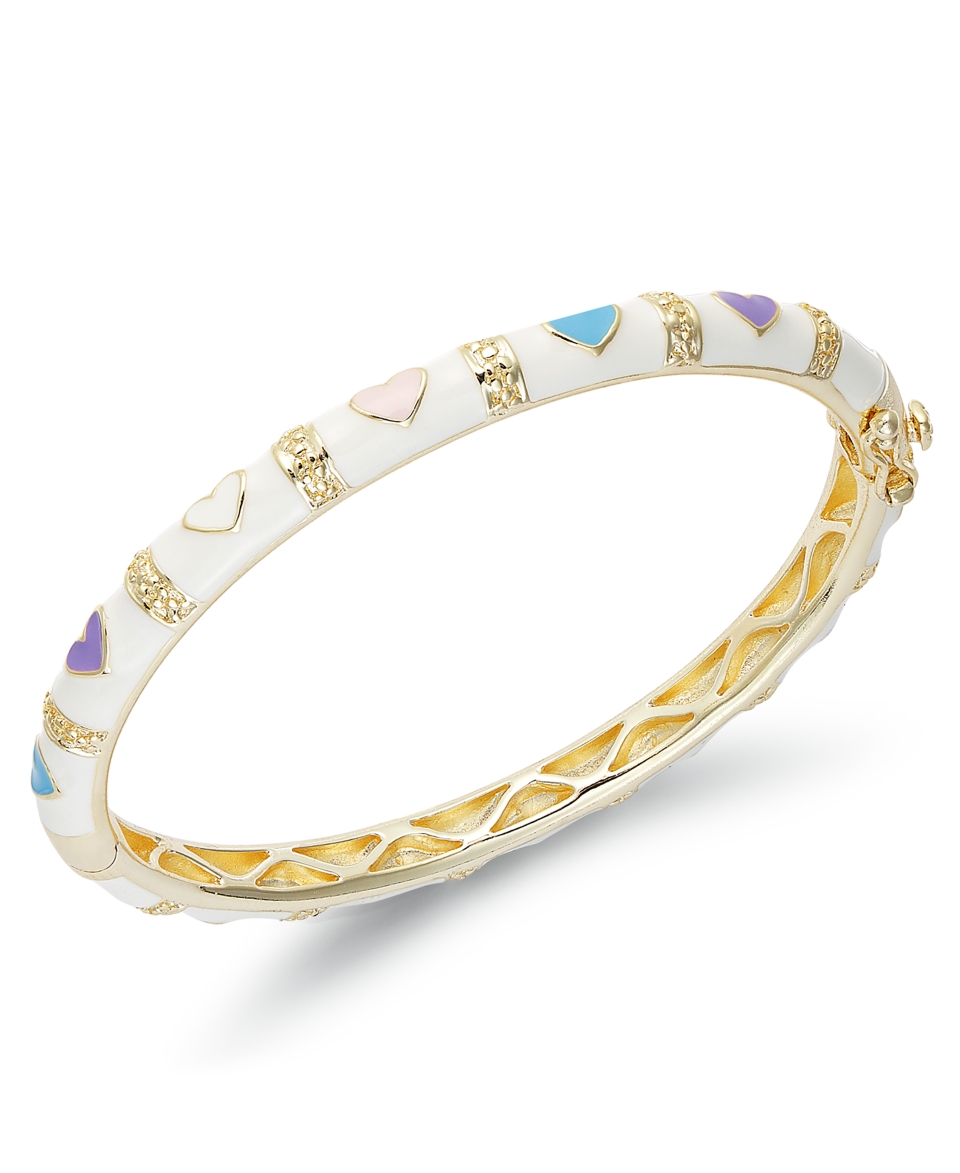 Lily Nily Childrens 18k Gold Over Sterling Silver Bracelet, White