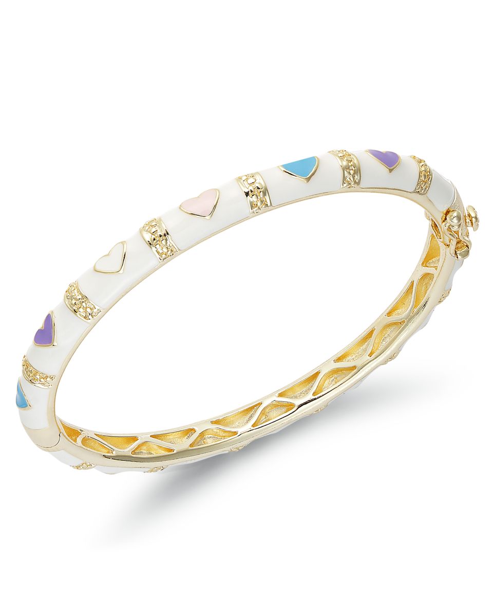 Lily Nily Childrens 18k Gold Over Sterling Silver Bracelet, White