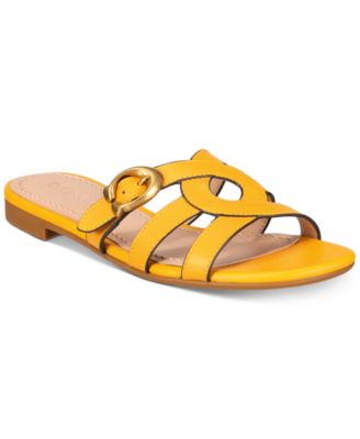 COACH Kennedy Flat Sandals, Created for 