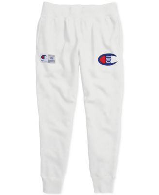 champion men's white sweatpants