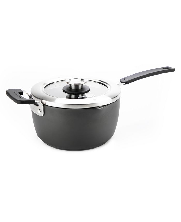 GreenPan Levels 3Qt. Stackable Ceramic Nonstick Saucepan with