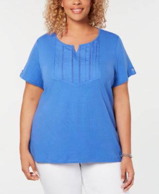 macys karen scott tops plus size