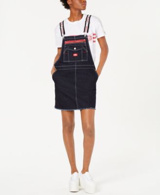 dickies denim overall dress