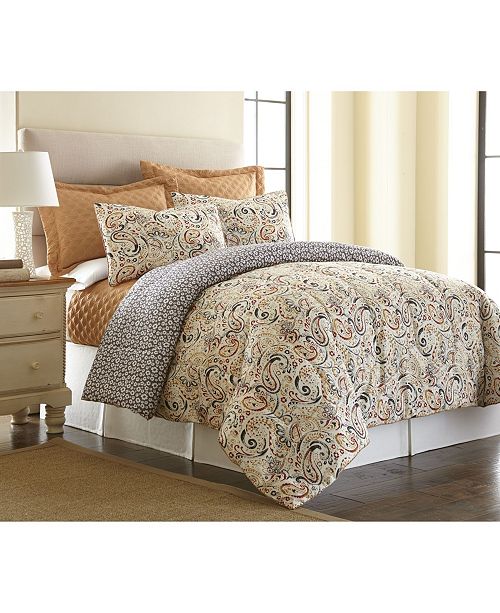 Modern Threads Pct Home Collection 6 Piece Comforter Coverlet Sets Mavia Queen Reviews Bedding Collections Bed Bath Macy S