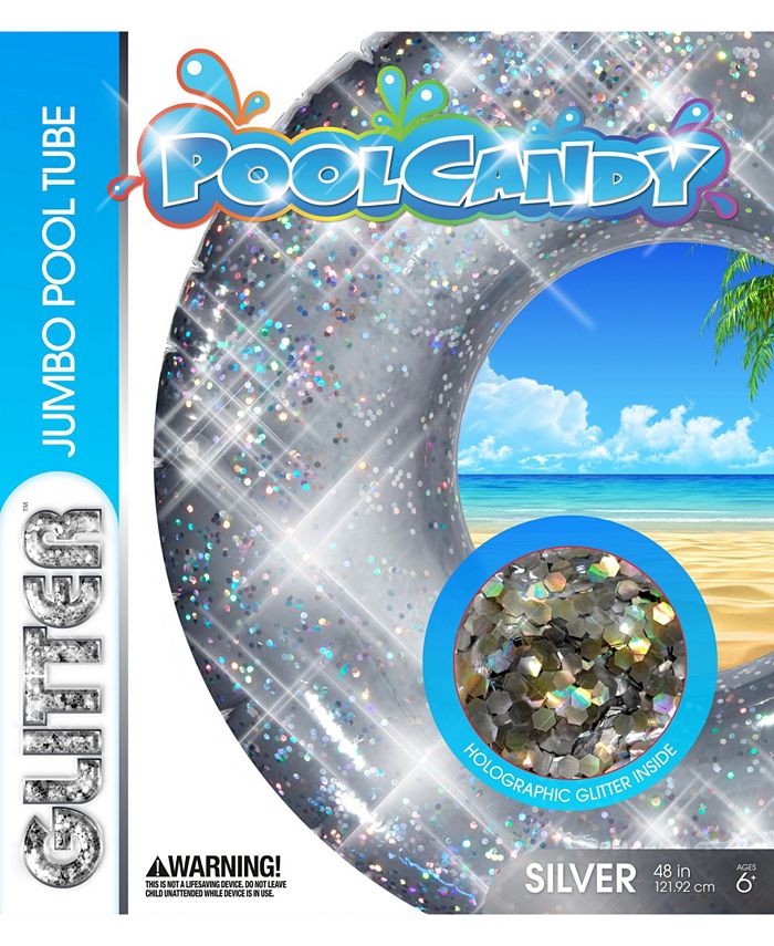 pool candy glitter tube