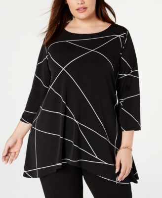 macy's asymmetrical tops