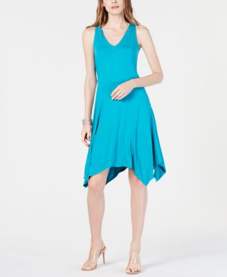macy's asymmetrical dress