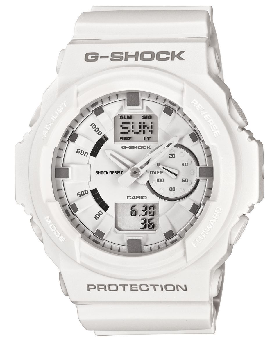 G Shock Mens Analog Digital White Resin Strap Watch GA100B 7   Watches   Jewelry & Watches