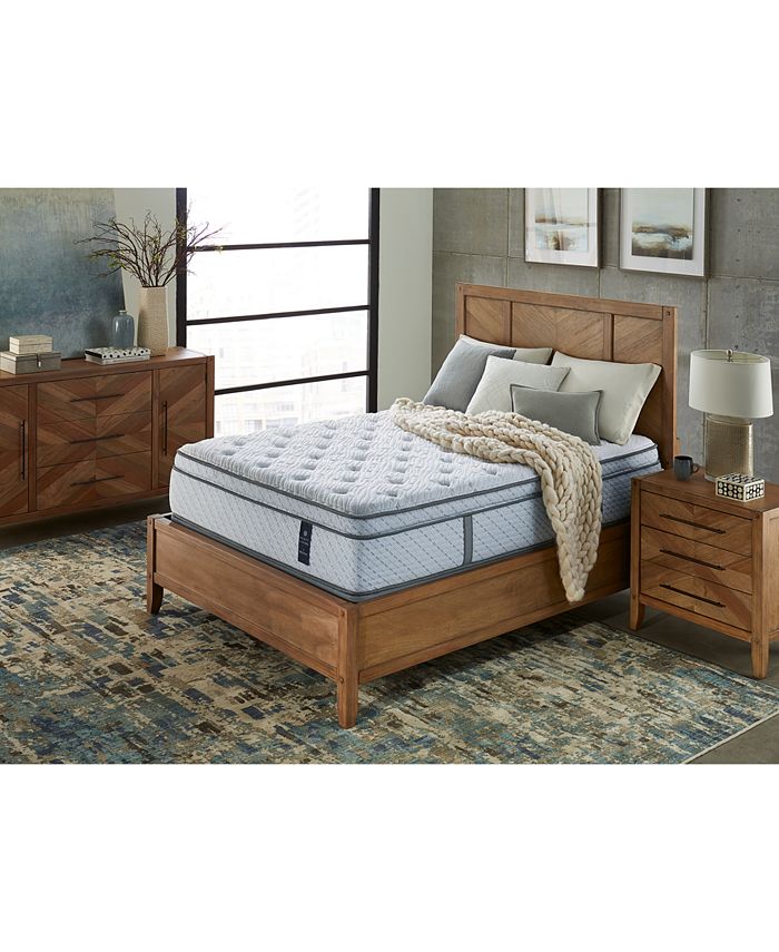 Scott Living Evanton 14" Plush Mattress Set California King, Created for Macy's & Reviews