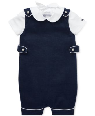 ralph lauren baby overalls