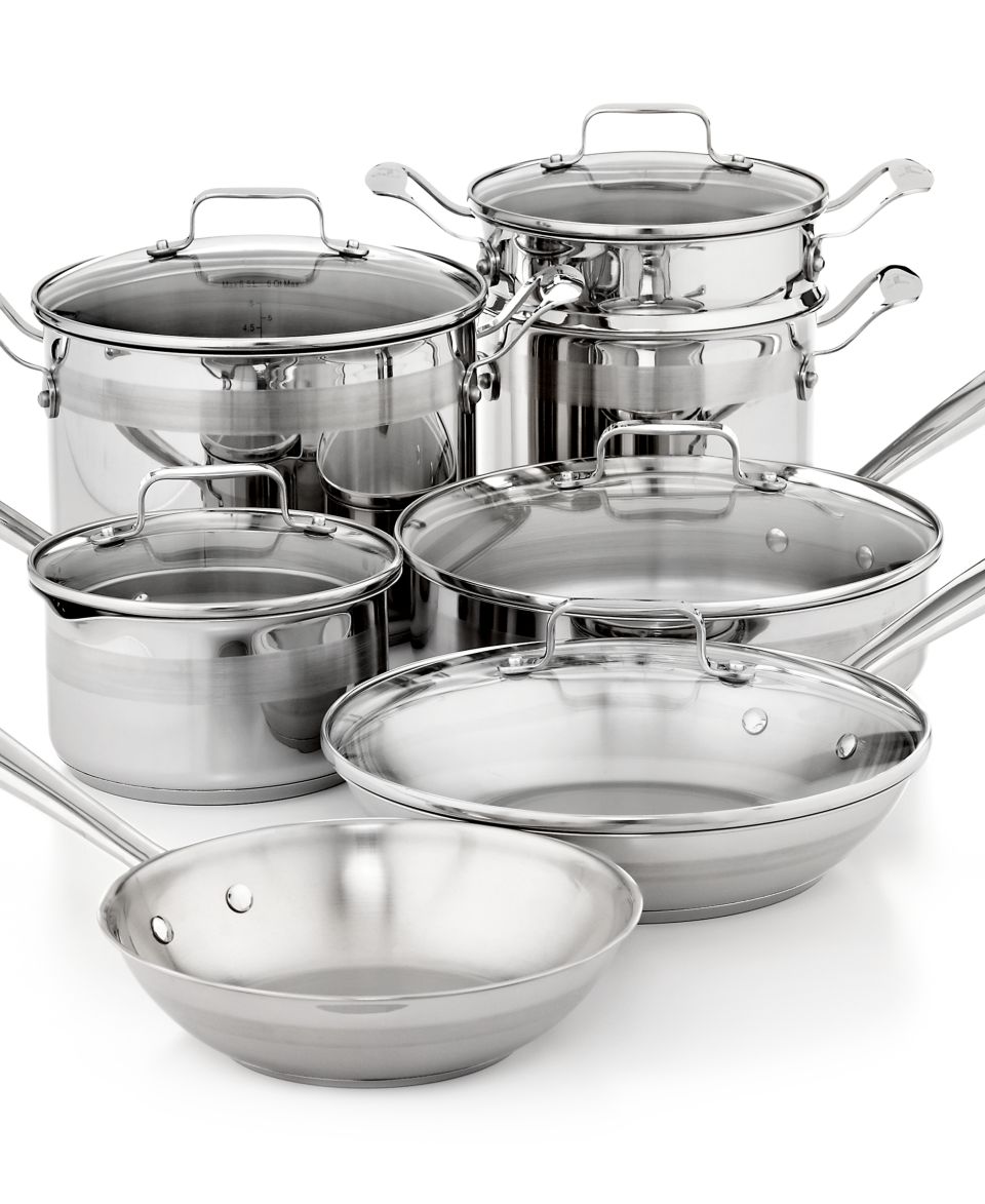 Emeril by All Clad Chefs Stainless Steel 12 Piece Cookware Set