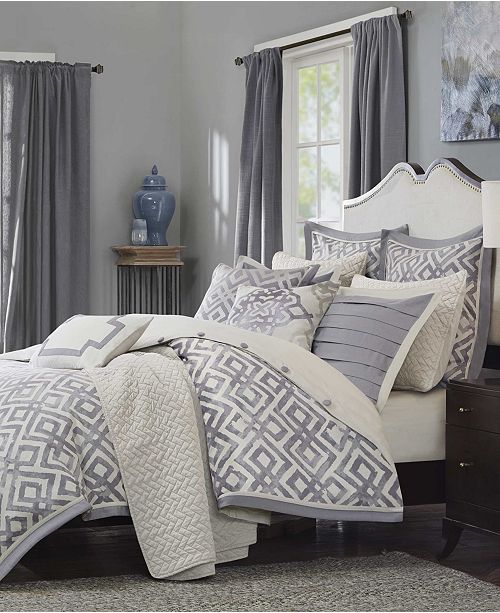 Jla Home Madison Park Signature Stein Queen 8 Piece Comforter Set Reviews Bed In A Bag Bed Bath Macy S