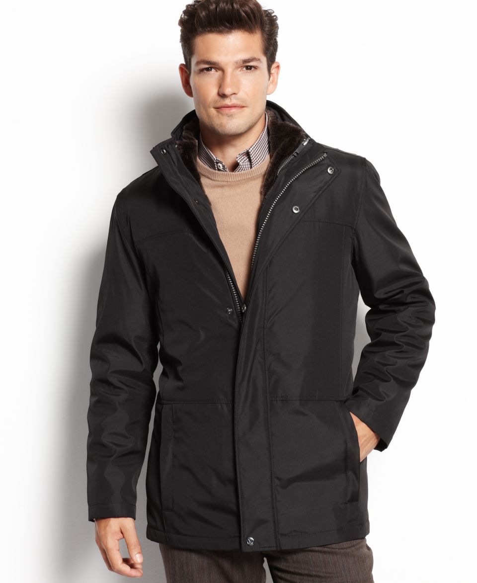 Marc New York Jacket, Barclay Water Resistant Military Car Coat   Mens