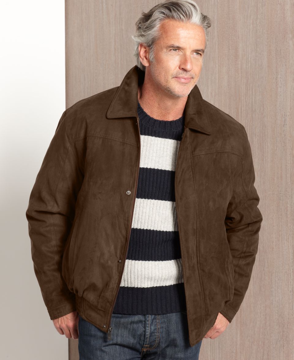 Perry Ellis Portfolio Coat, Faux Shearling Coat   Mens Coats & Jackets