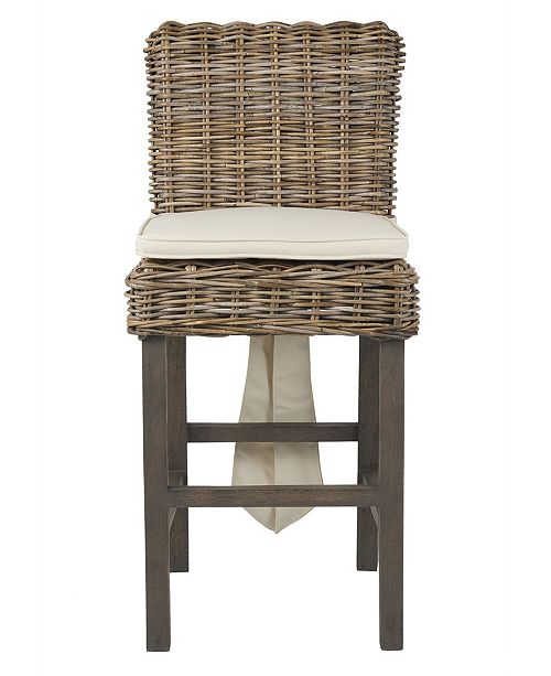 East At Main Dyer Rattan Counter Stool Reviews Furniture Macy S