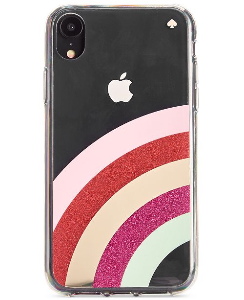 Kate Spade New York Glitter Rainbow Iphone Xr Case Reviews Handbags Accessories Macy S