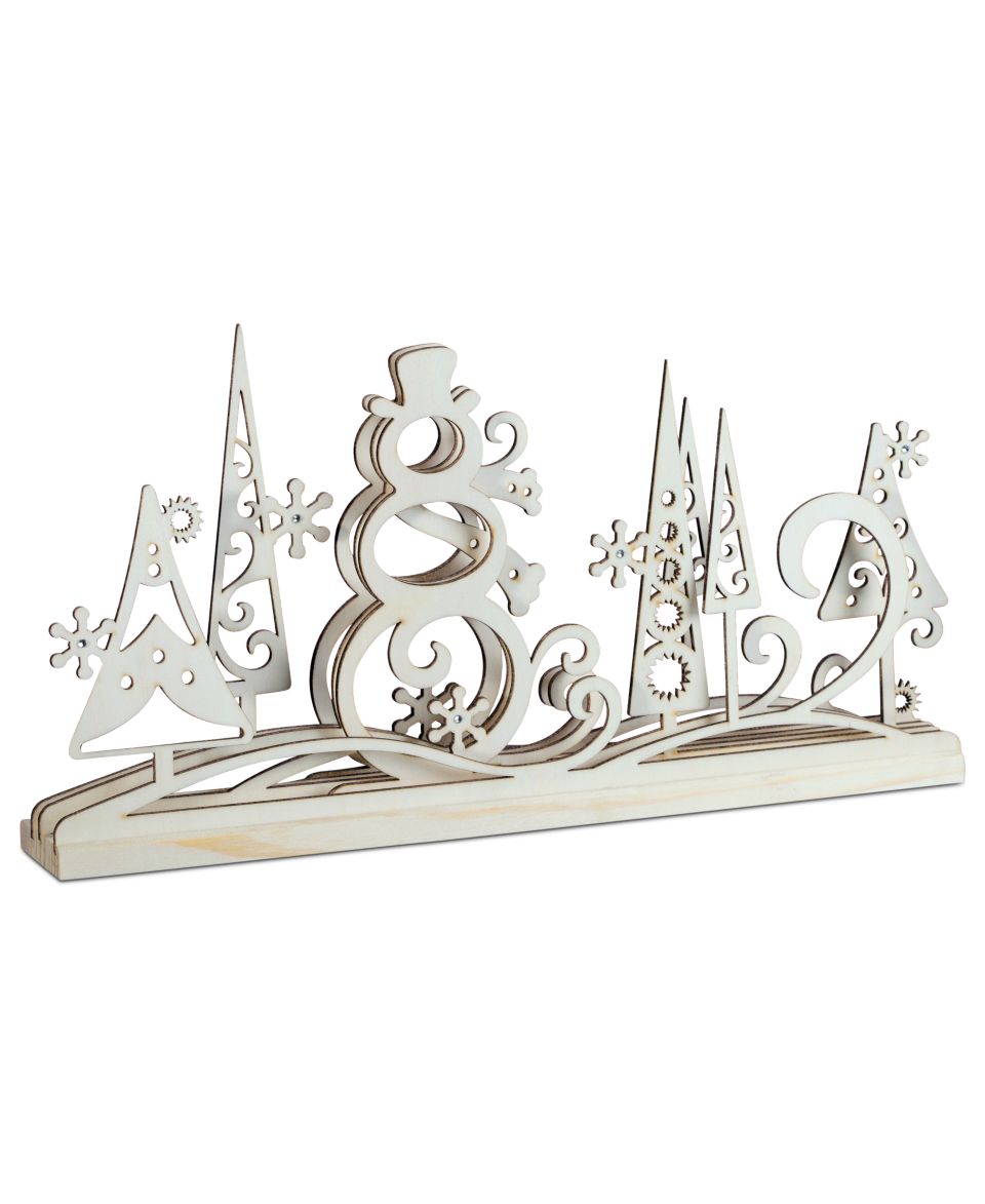 Flourish Christmas Decor, Snowman Centerpiece