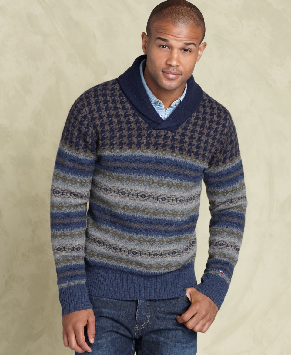 Tommy Hilfiger Sweater, European Collection William Shawl Neck Sweater