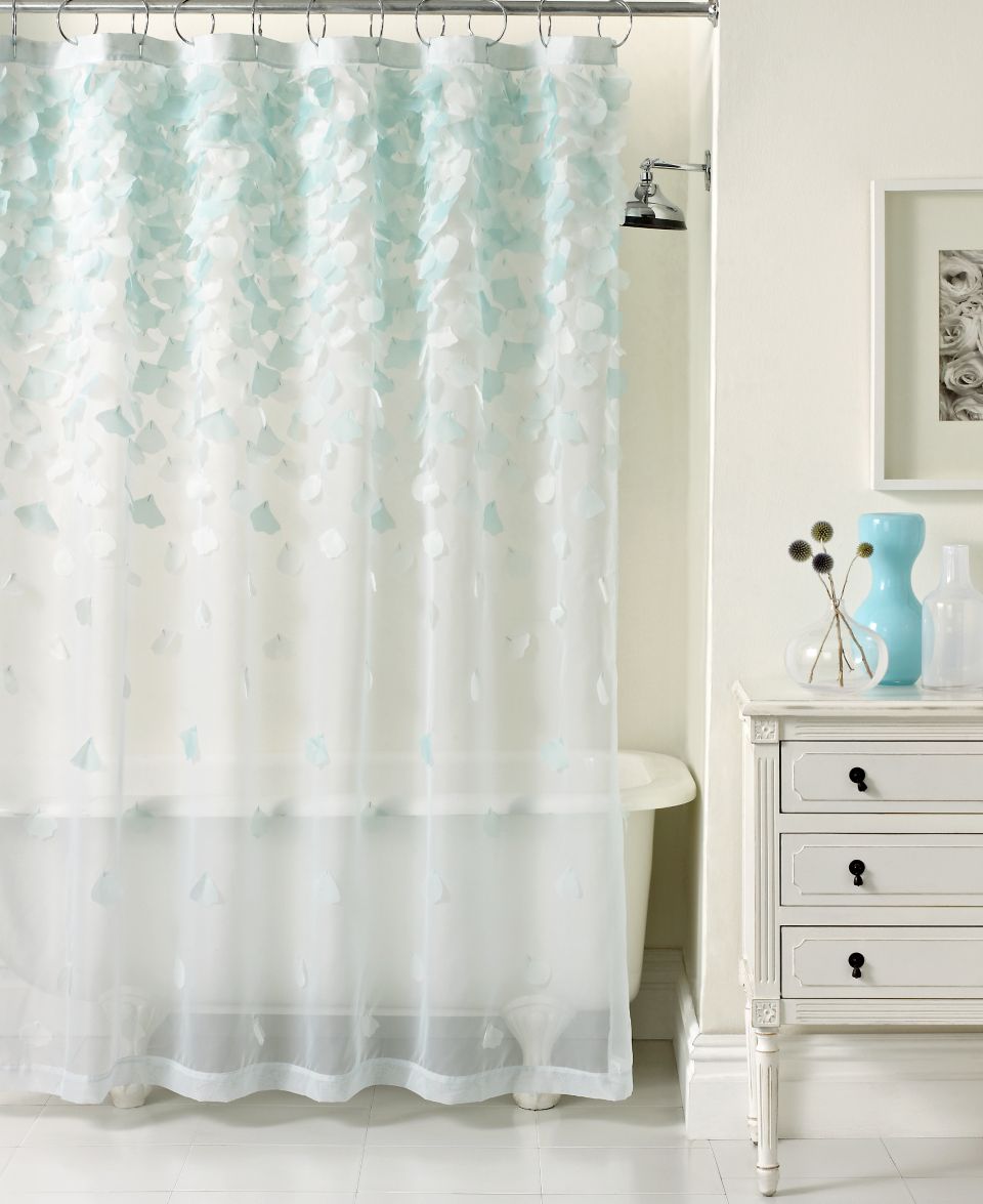 Avanti Bath Accessories, Flutter Dots Shower Curtain  