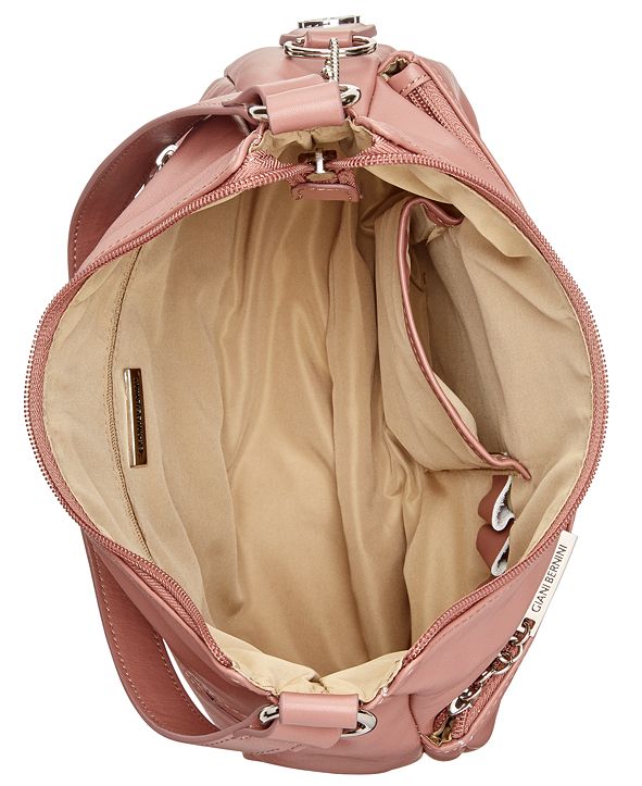 Giani Bernini Nappa Leather Hobo Bag, Created for Macy's & Reviews ...