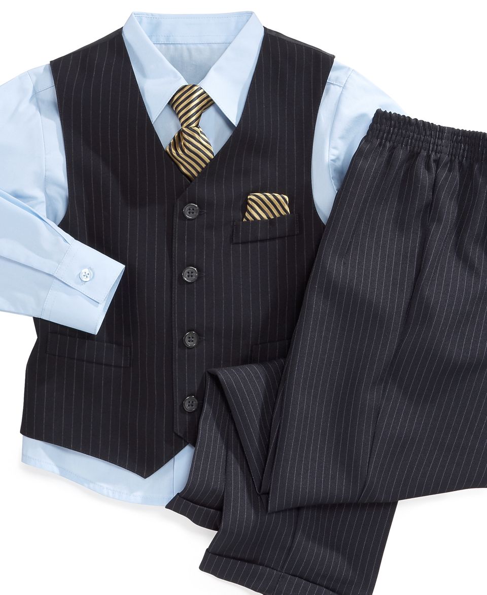 Nautica Boys Set, Little Boys Four Piece Vest Suit Set